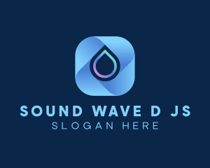 3d Water Digital Technology  logo design