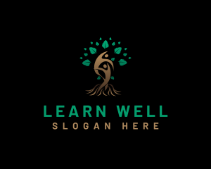 Tree Human Wellness logo design