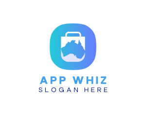 Australia Shopping App logo design