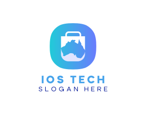 Australia Shopping App logo design