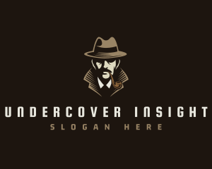 Mysterious Detective Spy logo design