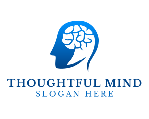 Blue Human Intelligence logo design