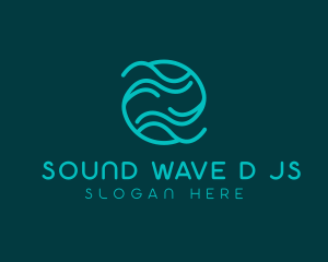 Tech Waves Cyberspace logo design