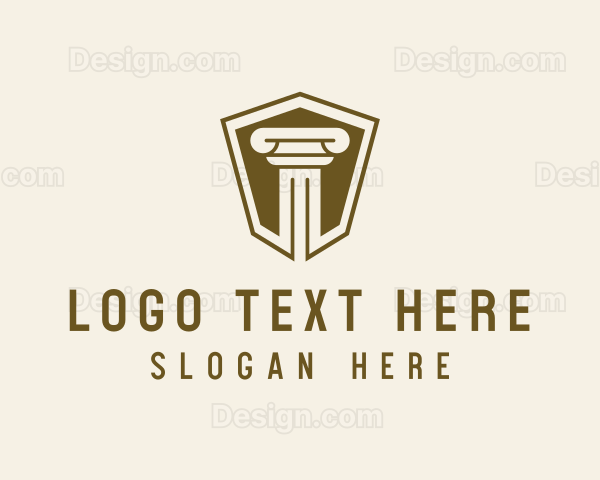 Shield Column Law Firm Logo