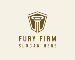 Shield Column Law Firm logo design