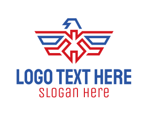 Authority - American Eagle Crest logo design