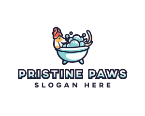 Dog Bath Grooming logo