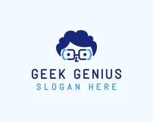 Genius Nerd Programmer logo