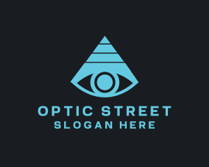 Eye Pyramid Triangle logo