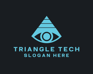 Eye Pyramid Triangle logo