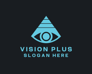 Eye Pyramid Triangle logo