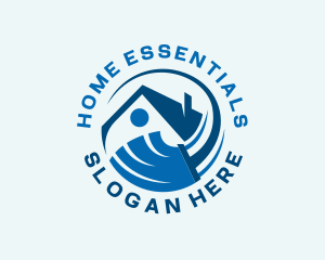 Home Cleaning Maintenance logo design