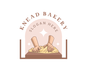 Kneading Dough Bakeshop logo design
