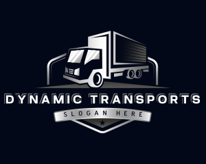 Truck Logistics Freight logo design