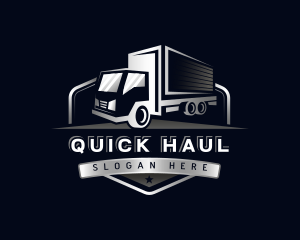 Truck Logistics Freight logo design