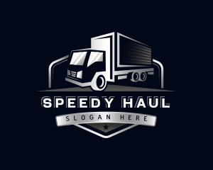 Truck Logistics Freight logo design