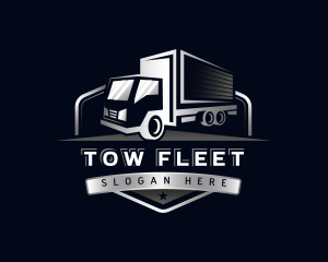 Truck Logistics Freight logo design