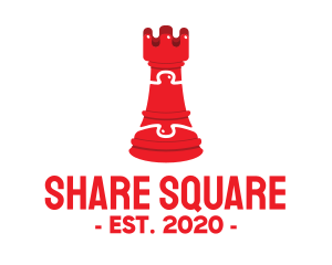 Red Chess Puzzle logo