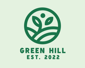 Natural Farm Hill logo design