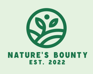 Natural Farm Hill logo design