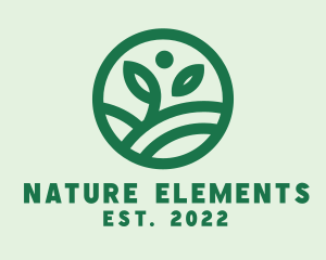 Natural Farm Hill logo design