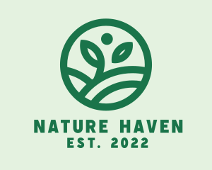 Natural Farm Hill logo design