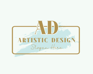 Watercolor Artist Beauty  logo design