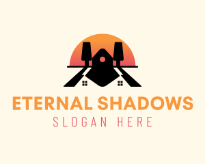 Sunset Shadow Housing logo design