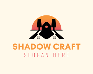 Sunset Shadow Housing logo design