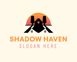 Sunset Shadow Housing logo design