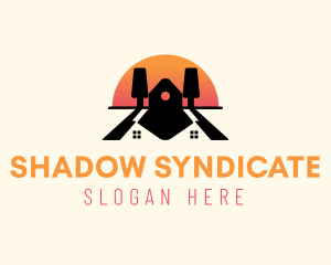 Sunset Shadow Housing logo design