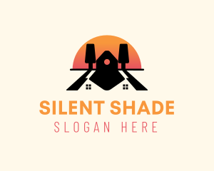 Sunset Shadow Housing logo design