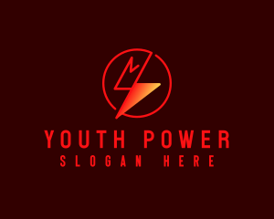 Lightning Power Energy logo design