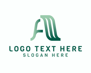 Professional Enterprise Letter A logo design