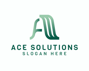 Professional Enterprise Letter A logo design