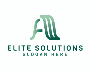 Professional Enterprise Letter A logo