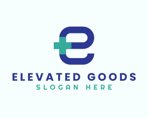 Medical Pharmacy Letter E logo design