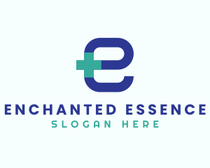 Medical Pharmacy Letter E logo design