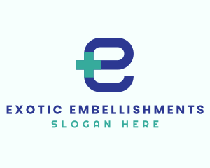 Medical Pharmacy Letter E logo design