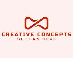 Creative Media Loop logo design