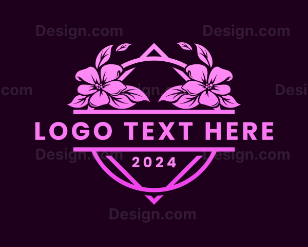 Botanical Floral Plant Logo