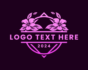 Botanical Floral Plant logo