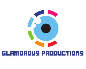 Colorful Eye Ball logo