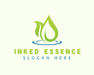 Natural Leaf Spa logo design