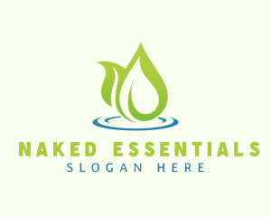 Natural Leaf Spa logo design