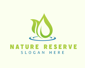 Natural Leaf Spa logo design