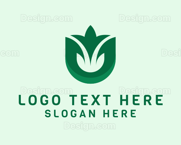 Natural Leaf Plant Logo