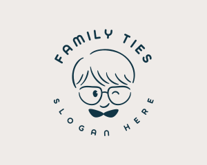 Cute Boy Fashion logo design