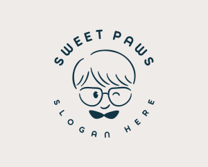 Cute Boy Fashion logo design