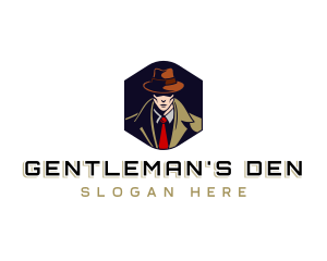 Detective Investigator Man logo design